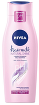 Шампунь для волосся Nivea Hairmilk Natural Shine ніжний 400 мл (5900017063911) - зображення 1