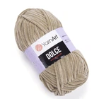 Пряжа для вязания YarnArt Dolce 798 беж ярнарт дольче плюшевая