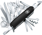 Нож Victorinox Swisschamp 91мм/33функ/черный - изображение 1
