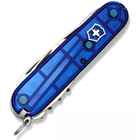 Нож Victorinox Huntsman 91мм/15функ/прозрачный синий - изображение 3