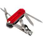 Нож Victorinox NailClip 580 65мм/8функ/прозрачный красный - изображение 3