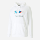 Bluza męska z kapturem Puma BMW MMS ESS FT 53814302 M Biała (4065453005022) - obraz 5