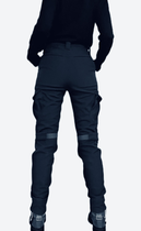 Жіночі тактичні штани софтшелл утепленні 56 темно-сині - зображення 2