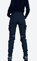 Жіночі тактичні брюки софтшелл утепленні 50 темно-сині - зображення 2