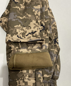 Жіночі військові тактичні штани 56 укрпіксель софтшелл утепленні - зображення 7