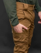 Чоловічий демісезонний костюм Softshell з Липучками під Шеврони колір койот Куртка і штани 3XL - зображення 7
