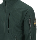Кофта флісова Helikon-Tex Alpha Tactical Jacket Foliage Green M - зображення 8
