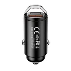 Зарядне автомобільне Remax RCC238 45W (1USB/1Type-C) PD3.0, SCP/FCP, QC3.0/4.0, PPS/AFC швидка зарядка адаптер у прикурювач Чорний