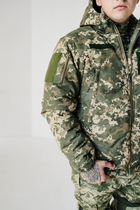 Мужская зимняя Куртка Thermo-Loft с Липучками под шевроны пиксель L - изображение 7