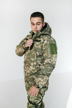 Мужская зимняя Куртка Thermo-Loft с Липучками под шевроны пиксель L - изображение 8