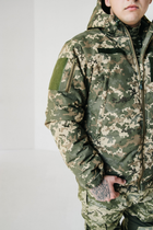 Мужская зимняя Куртка Thermo-Loft с Липучками под шевроны пиксель XXL - изображение 7