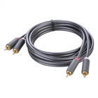 Мультимедийный кабель Ugreen 2RCA to 2RCA Audio Cable 2 м Black (YM960)