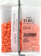 Плівковий віск для депіляції ItalWax Top Formula Корал у гранулах 100 г (8032835187290)