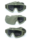 Захисні окуляри маска Nela-Styl mx79 Оліва (Alop) 60434644 - зображення 4