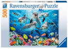 Пазл Ravensburger Дельфіни 500 елементів (4005556147106) - зображення 1