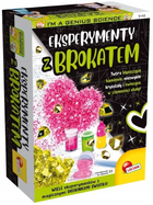 Zestaw do eksperymentów Lisciani I'm a Genius Eksperymenty z brokatem (8008324101498) - obraz 1