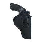 Кобура поясная для Револьвера 3" с клипсой синтетика/кожа (чёрная) - изображение 2