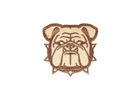 Нашивка Bulldog Head 2" — DSRT MIL-SPEC MONKEY - зображення 1