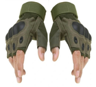 Перчатки без пальцев Олива XL (Alop) 60407586 - изображение 1