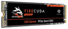 Dysk SSD Seagate FireCuda 530 1TB M.2 2280 NVMe 1.4 PCIe 4.0 x4 3D NAND TLC (ZP1000GM3A013) - obraz 2