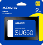 Dysk SSD ADATA Ultimate SU650 2TB 2.5" SATAIII 3D NAND TLC (ASU650SS-2TT-R) - obraz 5