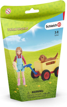 Zestaw do zabawy Schleich Farm World Puppy Wagon Ride (4059433356846) - obraz 1
