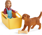 Zestaw do zabawy Schleich Farm World Puppy Wagon Ride (4059433356846) - obraz 3