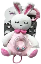 Музична підвіска Tulilo Кролик рожевий 18 см (5904209892389) - зображення 1