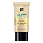 Podkład AA Make Up Matt matująco-wygładzający 107 Dark Beige 30 ml (5900116023212) - obraz 1