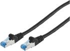 Patchcord TB Cat 6a RJ45 S/FTP 0.25 m Black (4017538063984)