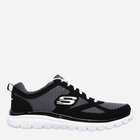 Buty sportowe męskie z siatki do kostki oddychające Skechers Burns-Agoura 52635-BKW 42 (9US) 27 cm Czarny/Biały (190872054826)