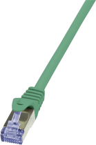 Патч-корд LogiLink PrimeLine Cat 6a RJ45 S/FTP 5 м Green (4052792020502) - зображення 1