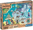 Пазл Clementoni Story Maps Frozen 1000 елементів (8005125396665) - зображення 1