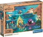 Пазл Clementoni Compact Disney Maps Little Mermaid 1000 елементів (8005125397839) - зображення 1