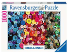 Puzzle Ravensburger Challange Kolorowe guziki 1000 elementów (4005556165636) - obraz 1