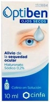 Капли для глаз Cinfa Optiben Ojos Secos 10 мл (8470001513694) - изображение 1