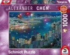 Пазл Schmidt Олександр Чен Феєрверк над Гонконгом 1000 елементів (4001504596507) - зображення 1