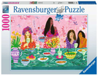 Puzzle Ravensburger Dziewczyńskie śniadanie 1000 elementów (4005556171316) - obraz 1