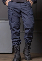 Костюм мужской ДСНС демисезонный. Комплект флисовая кофта + брюки темно-синий 50 - изображение 5