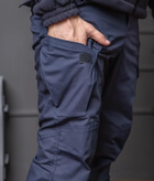 Костюм мужской ДСНС демисезонный. Комплект флисовая кофта + брюки темно-синий 60 - изображение 2