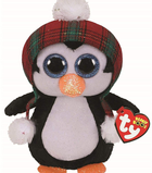 Maskotka Meteor Beanie Boos Christmas Penguin Cheer 15 cm (8421362417) - obraz 1
