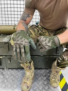 Тактичні рукавички M-Pact Tactical Gloves Olive S - изображение 1