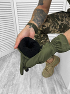 Тактичні сенсорні рукавички Tactical Gloves Olive S - зображення 3