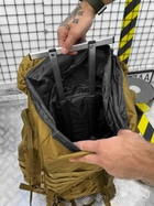 Рюкзак тактичний рамний Tactical Backpack Coyote 100 л - зображення 6