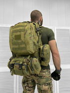 Рюкзак тактичний модульний Tactical Backpack Olive 55 л - зображення 1