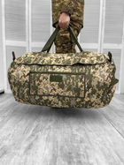 Тактична Сумка-Баул Tactical Bag Backpack 150 л Піксель - зображення 3