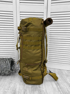 Рюкзак тактичний Tactical Backpack Coyote 70 л - зображення 2