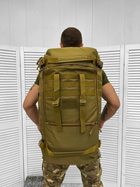Рюкзак тактичний Tactical Backpack Coyote 70 л - зображення 6