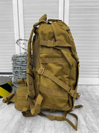 Рюкзак тактичний з утримувачам для шолома Tactical Backpack Coyote 30 л - зображення 6