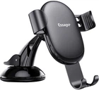 Автодержатель для телефона ESSAGER MoJack Gravity Car Phone Holder (osculum type) Black (EZJXP-MJ01)